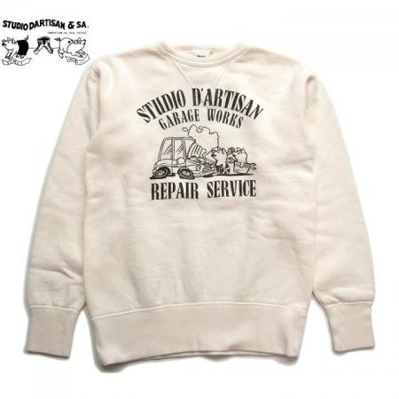 STUDIO D’ARTISAN 両Vプリントトレーナー9987B リペアサービス