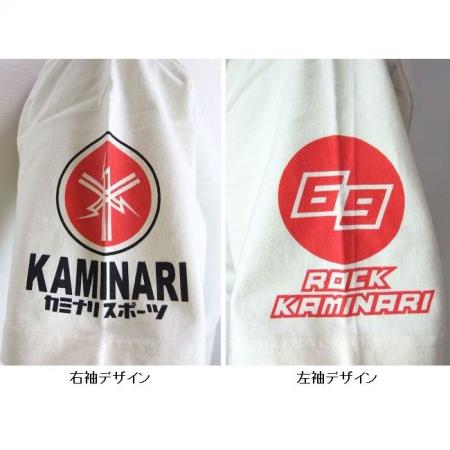 カミナリモータース tシャツ 雷 2018 BATTLE KAMINARI KMT-166 半袖T