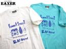 サーフTシャツ EAXER サマーストリート 男女兼用 半袖Tシャツ　KT-21001　サーフボード