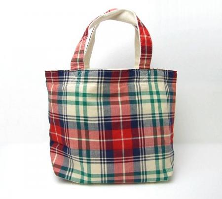 ムーミングッズ/ トート バッグ【BAG】ミィのリバーシブルランチトート/チェック柄