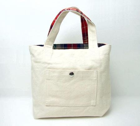 ムーミングッズ/ トート バッグ【BAG】ミィのリバーシブルランチトート/チェック柄