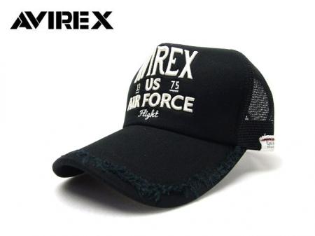 AVIREX/アヴィレックス　刺繍ロゴダメージCAP FLIGHTヴィンテージ加工/　AV2900