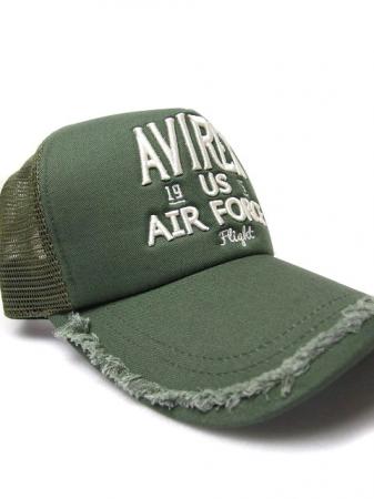 AVIREX/アヴィレックス　刺繍ロゴダメージCAP FLIGHTヴィンテージ加工/　AV2900